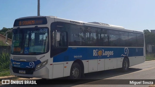 Rio Lagos Transportes SAQ.03.029 na cidade de Saquarema, Rio de Janeiro, Brasil, por Miguel Souza. Número da foto: #10796557.