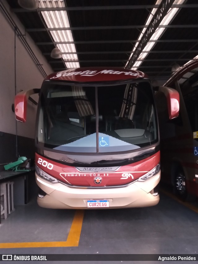 Santa Maria Fretamento e Turismo > Transportes Santa Maria(SP) 200 na cidade de São Bernardo do Campo, São Paulo, Brasil, por Agnaldo Penides. Número da foto: #10797694.