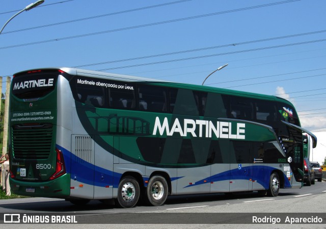 Martinele Transportes 8500 na cidade de Aparecida, São Paulo, Brasil, por Rodrigo  Aparecido. ID da foto: 10797811.