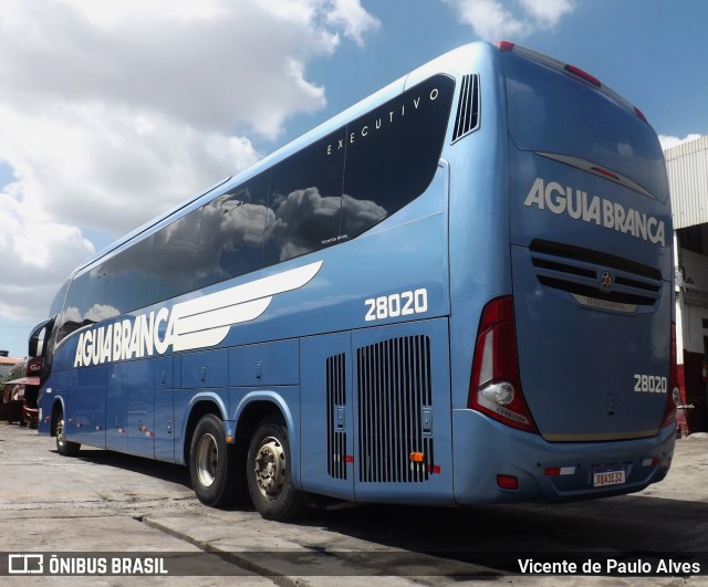 Viação Águia Branca 28020 na cidade de Belo Horizonte, Minas Gerais, Brasil, por Vicente de Paulo Alves. ID da foto: 10796996.