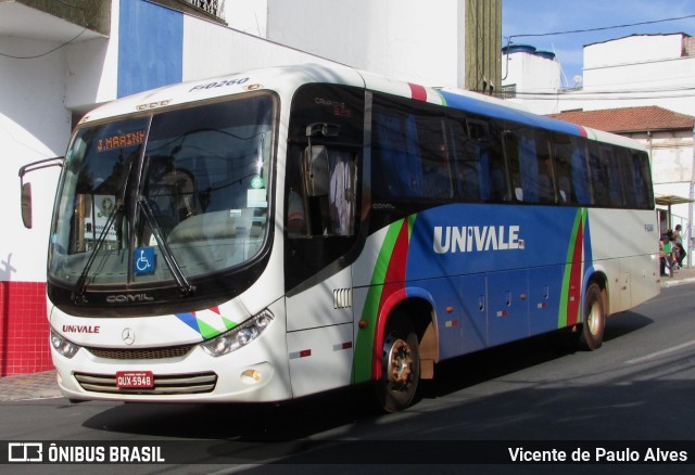 Univale Transportes F-0260 na cidade de Itaúna, Minas Gerais, Brasil, por Vicente de Paulo Alves. ID da foto: 10797041.