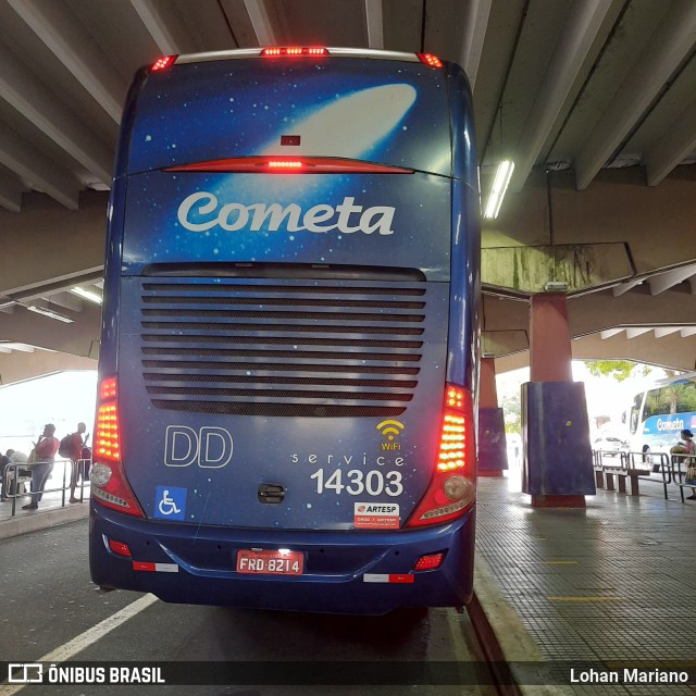 Viação Cometa 14303 na cidade de São Caetano do Sul, São Paulo, Brasil, por Lohan Mariano. Número da foto: #10798389.