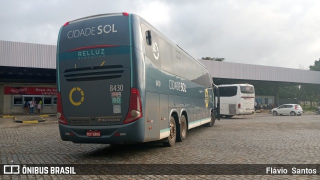 Viação Cidade Sol 8430 na cidade de Cruz das Almas, Bahia, Brasil, por Flávio  Santos. ID da foto: 10797092.