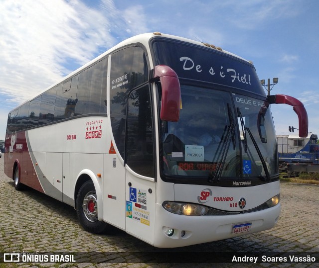 SP Turismo 618 na cidade de Santos, São Paulo, Brasil, por Andrey  Soares Vassão. Número da foto: #10799326.