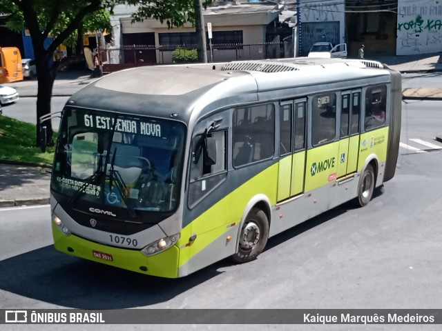 Milênio Transportes 10790 na cidade de Belo Horizonte, Minas Gerais, Brasil, por Kaique Marquês Medeiros . ID da foto: 10797549.