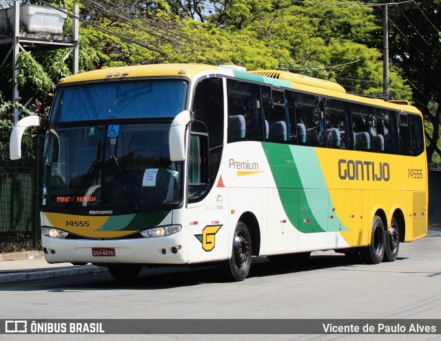 Empresa Gontijo de Transportes 14555 na cidade de São Paulo, São Paulo, Brasil, por Vicente de Paulo Alves. ID da foto: 10796933.