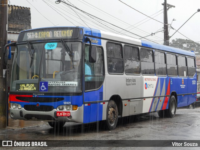 Auto Viação Bragança Metropolitana > Viação Raposo Tavares 12.021 na cidade de Embu-Guaçu, São Paulo, Brasil, por Vitor Souza. ID da foto: 10801679.