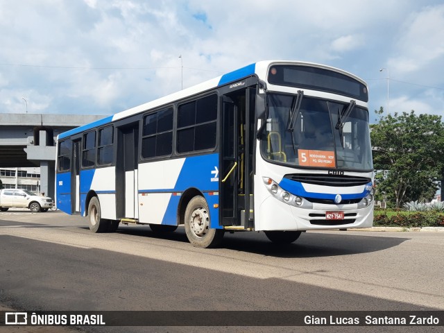 Transvida Transporte Coletivo 1843 na cidade de Ji-Paraná, Rondônia, Brasil, por Gian Lucas  Santana Zardo. ID da foto: 10800619.