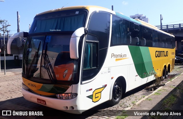 Empresa Gontijo de Transportes 14365 na cidade de Belo Horizonte, Minas Gerais, Brasil, por Vicente de Paulo Alves. ID da foto: 10799676.