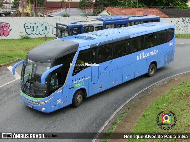 UTIL - União Transporte Interestadual de Luxo 9801 na cidade de Campinas, São Paulo, Brasil, por Henrique Alves de Paula Silva. Número da foto: #10802400.