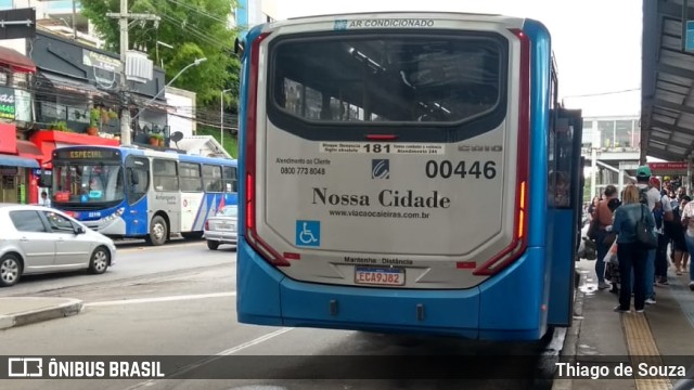 Viação Cidade de Caieiras 00446 na cidade de Franco da Rocha, São Paulo, Brasil, por Thiago de Souza. Número da foto: #10801893.