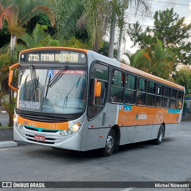 BB Transportes e Turismo 757 na cidade de Jandira, São Paulo, Brasil, por Michel Nowacki. ID da foto: 10802717.