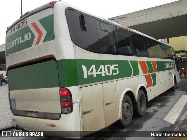 Empresa Gontijo de Transportes 14405 na cidade de Belo Horizonte, Minas Gerais, Brasil, por Hariel Bernades. ID da foto: 10801267.