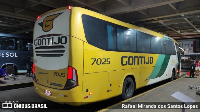 Empresa Gontijo de Transportes 7025 na cidade de Feira de Santana, Bahia, Brasil, por Rafael Miranda dos Santos Lopes. ID da foto: 10802306.