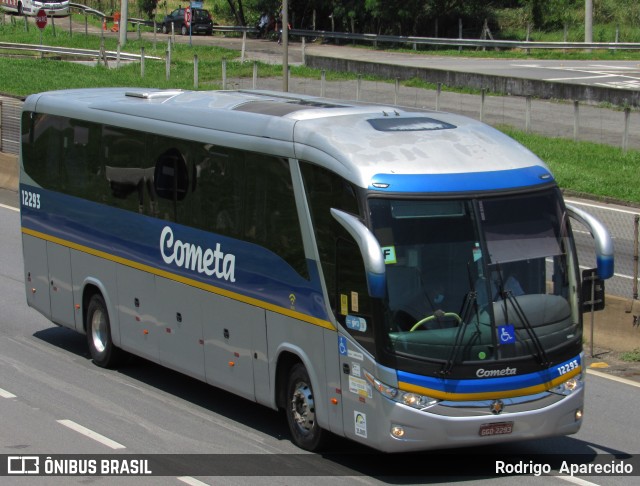 Viação Cometa 12293 na cidade de Aparecida, São Paulo, Brasil, por Rodrigo  Aparecido. ID da foto: 10801700.