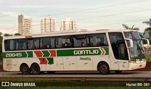 Empresa Gontijo de Transportes 20045 na cidade de Betim, Minas Gerais, Brasil, por Hariel BR-381. ID da foto: 10801974.