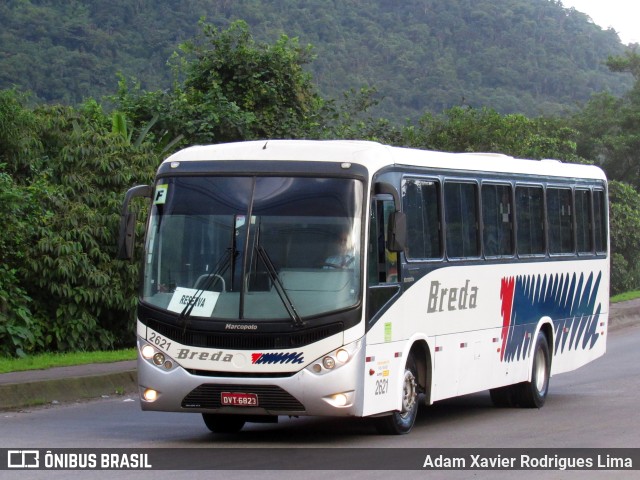 Breda Transportes e Serviços 2621 na cidade de Cubatão, São Paulo, Brasil, por Adam Xavier Rodrigues Lima. ID da foto: 10800747.