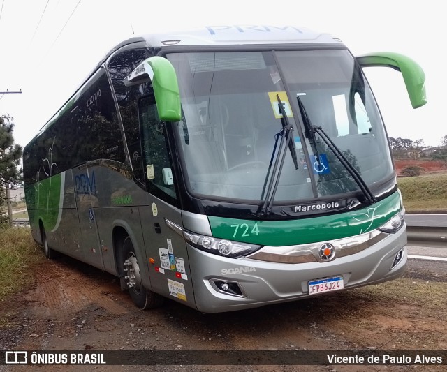 PRM Turismo 724 na cidade de Mairinque, São Paulo, Brasil, por Vicente de Paulo Alves. ID da foto: 10799665.