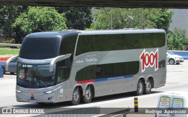 Auto Viação 1001 RJ 108.1134 na cidade de Aparecida, São Paulo, Brasil, por Rodrigo  Aparecido. Número da foto: #10801784.