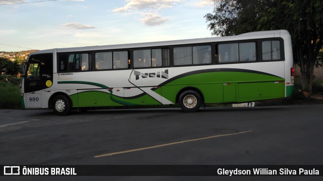 Turin Transportes 980 na cidade de Conselheiro Lafaiete, Minas Gerais, Brasil, por Gleydson Willian Silva Paula. Número da foto: #10801983.