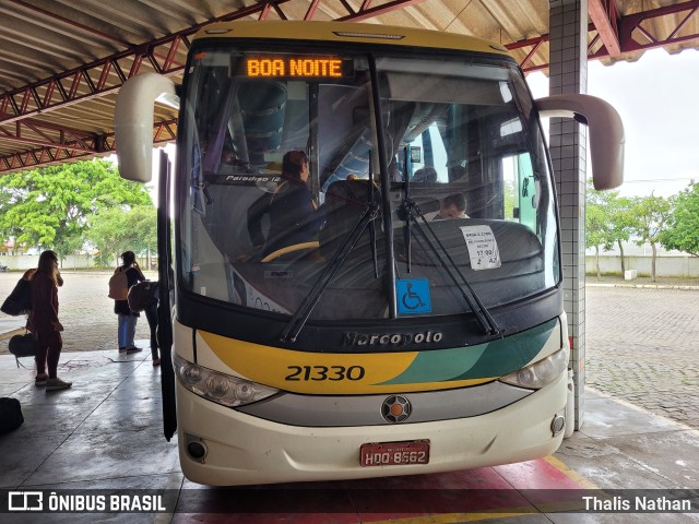 Empresa Gontijo de Transportes 21330 na cidade de Vitória da Conquista, Bahia, Brasil, por Thalis Nathan. ID da foto: 10800932.