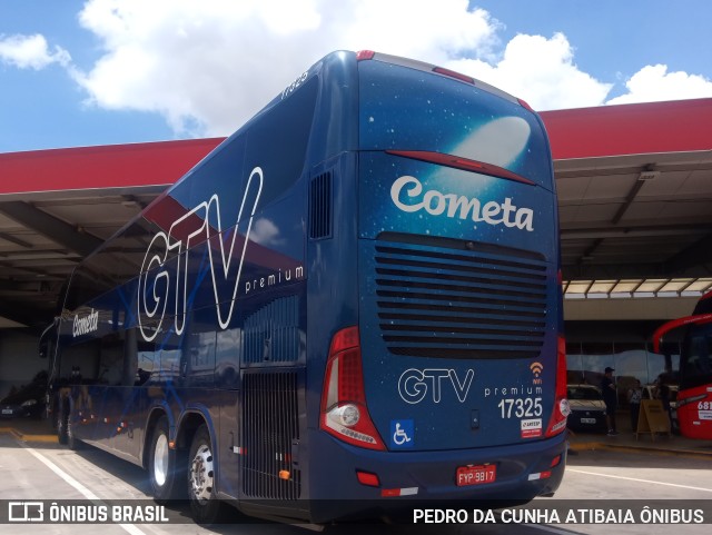 Viação Cometa 17325 na cidade de São Carlos, São Paulo, Brasil, por PEDRO DA CUNHA ATIBAIA ÔNIBUS. ID da foto: 10799656.