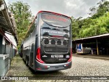 Transportes Única Petrópolis RJ 163.008 na cidade de Petrópolis, Rio de Janeiro, Brasil, por Gustavo Silva Andrade. ID da foto: :id.