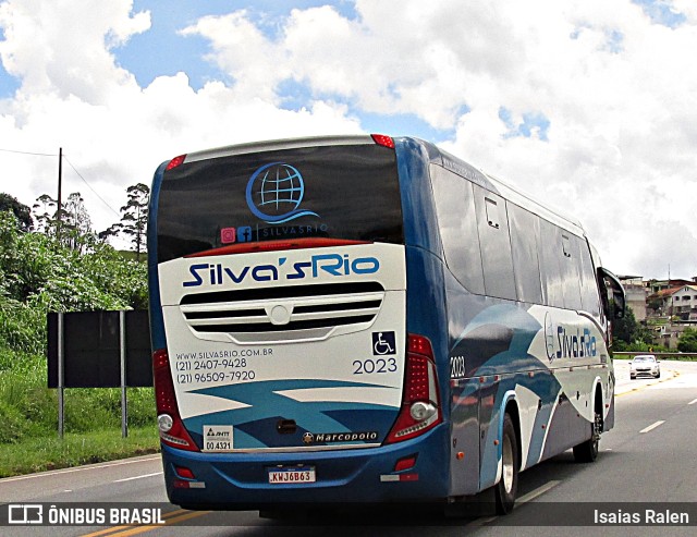 Silva's Rio Turismo e Fretamento 2023 na cidade de Santos Dumont, Minas Gerais, Brasil, por Isaias Ralen. Número da foto: #10805341.