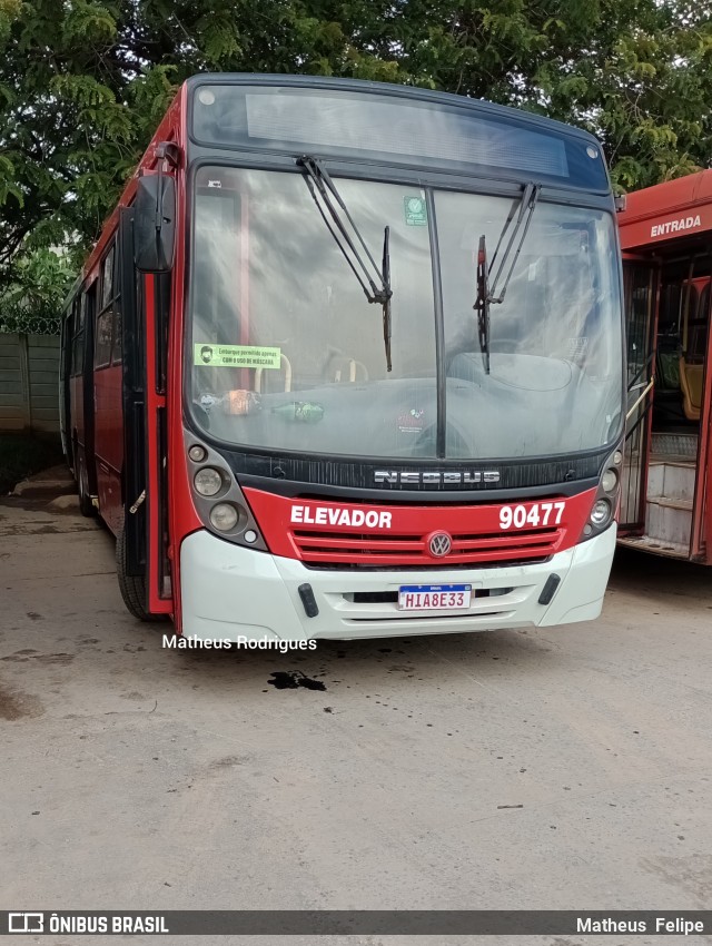 Companhia Coordenadas de Transportes 90477 na cidade de Ribeirão das Neves, Minas Gerais, Brasil, por Matheus  Felipe. Número da foto: #10804927.