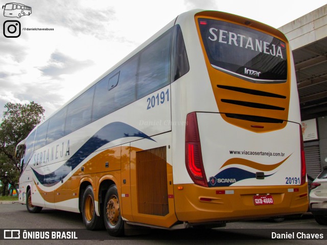 Viação Sertaneja 20191 na cidade de Brasília, Distrito Federal, Brasil, por Daniel Chaves. ID da foto: 10803635.