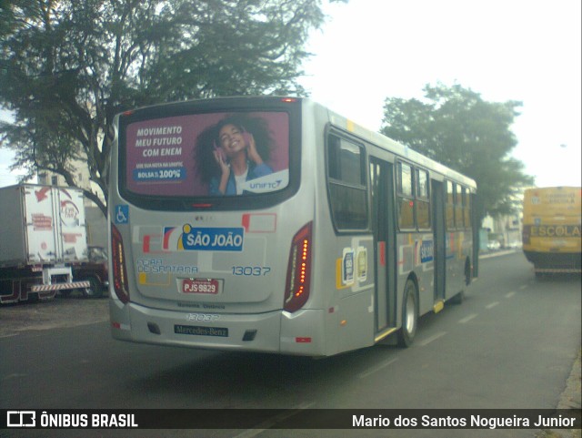 Auto Ônibus São João 13037 na cidade de Feira de Santana, Bahia, Brasil, por Mario dos Santos Nogueira Junior. Número da foto: #10803691.