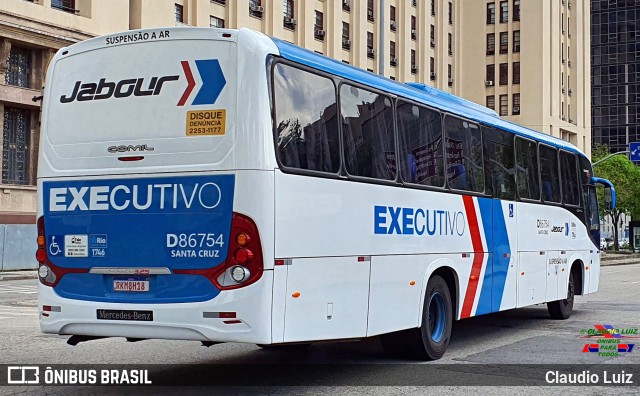 Auto Viação Jabour D86754 na cidade de Rio de Janeiro, Rio de Janeiro, Brasil, por Claudio Luiz. Número da foto: #10806164.
