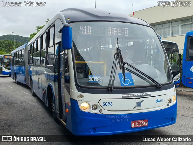 Insular Transportes Coletivos 5096 na cidade de Florianópolis, Santa Catarina, Brasil, por Lucas Weber Calizario. ID da foto: 10803162.