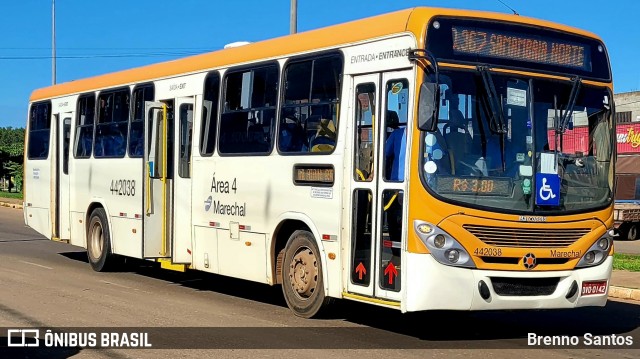 Auto Viação Marechal Brasília 442038 na cidade de Samambaia, Distrito Federal, Brasil, por Brenno Santos. Número da foto: #10803593.