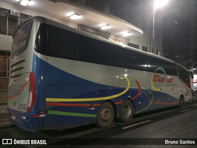 Mais Tur Turismo 1206 na cidade de Belo Horizonte, Minas Gerais, Brasil, por Bruno Santos. Número da foto: #10803717.