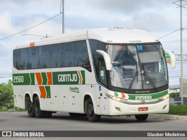 Empresa Gontijo de Transportes 21560 na cidade de Cabo de Santo Agostinho, Pernambuco, Brasil, por Glauber Medeiros. ID da foto: 10804636.