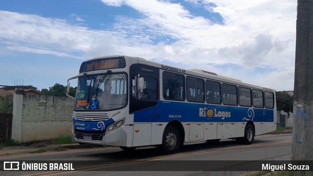 Rio Lagos Transportes SAQ.03.016 na cidade de Saquarema, Rio de Janeiro, Brasil, por Miguel Souza. Número da foto: #10804490.