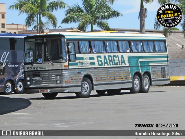 Viação Garcia 5392 na cidade de Londrina, Paraná, Brasil, por Romílio Busólogo Silva . ID da foto: 10805712.