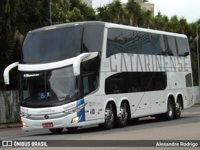 Auto Viação Catarinense 3515 na cidade de Curitiba, Paraná, Brasil, por Alexandre Rodrigo. Número da foto: #10805234.