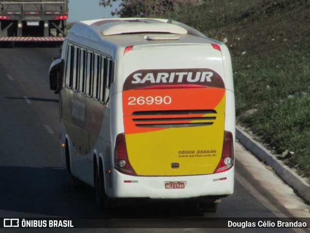 Saritur - Santa Rita Transporte Urbano e Rodoviário 26990 na cidade de Belo Horizonte, Minas Gerais, Brasil, por Douglas Célio Brandao. Número da foto: #10804534.