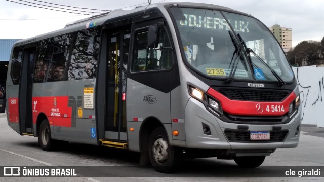 Allibus Transportes 4 5414 na cidade de São Paulo, São Paulo, Brasil, por cle giraldi. Número da foto: #10804846.