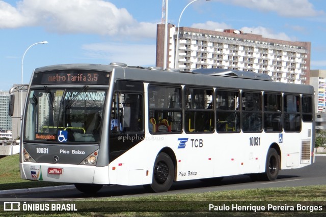 TCB - Sociedade de Transportes Coletivos de Brasília 10031 na cidade de Brasília, Distrito Federal, Brasil, por Paulo Henrique Pereira Borges. Número da foto: #10808944.