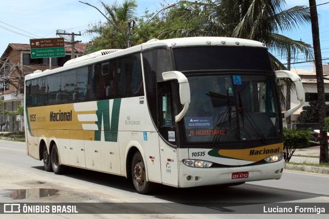 Viação Nacional 10535 na cidade de Prado, Bahia, Brasil, por Luciano Formiga. ID da foto: 10807852.