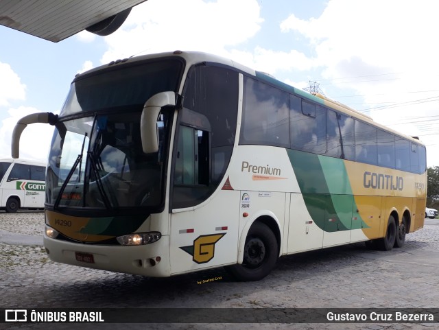 Empresa Gontijo de Transportes 14290 na cidade de Messias, Alagoas, Brasil, por Gustavo Cruz Bezerra. ID da foto: 10807579.