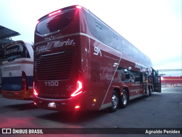 Santa Maria Fretamento e Turismo > Transportes Santa Maria(SP) 1100 na cidade de Belo Horizonte, Minas Gerais, Brasil, por Agnaldo Penides. Número da foto: #10807473.