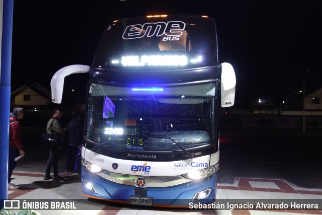 Pullman Eme Bus 258 na cidade de Concepción, Concepción, Bío-Bío, Chile, por Sebastián Ignacio Alvarado Herrera. ID da foto: 10809262.