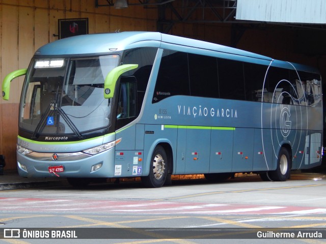 Viação Garcia 8155 na cidade de Sorocaba, São Paulo, Brasil, por Guilherme Arruda. ID da foto: 10807969.