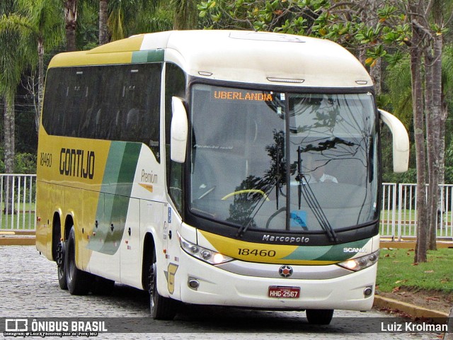 Empresa Gontijo de Transportes 18460 na cidade de Juiz de Fora, Minas Gerais, Brasil, por Luiz Krolman. ID da foto: 10806974.