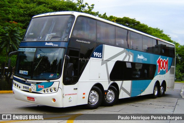 Auto Viação 1001 9905 na cidade de São Paulo, São Paulo, Brasil, por Paulo Henrique Pereira Borges. Número da foto: #10808984.