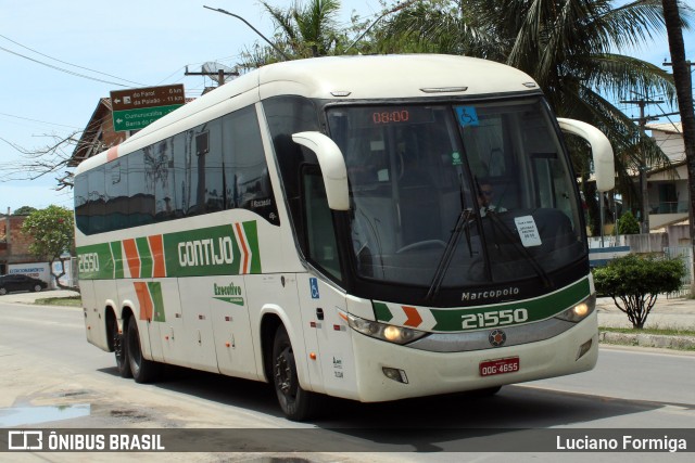 Empresa Gontijo de Transportes 21550 na cidade de Prado, Bahia, Brasil, por Luciano Formiga. ID da foto: 10807850.